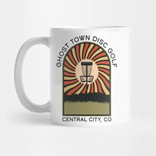 Ghost Town Disc Golf Central City Colorado | Disc Golf Vintage Retro Arch Mountains Mug